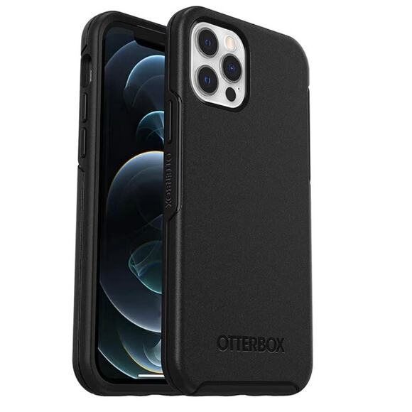 OtterBox Accessories - OtterBox iPhone 12 & iPhone 12 Pro Symmetry Series Case - Black, Ultra-Sleek